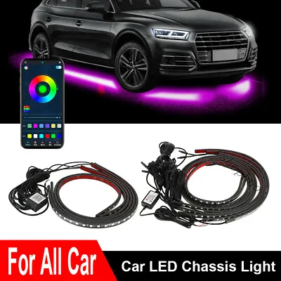 RGB LED Car Neon Light Chassis Atmosphere Lamp Kit For Honda Nissan Subaru Audi • $22.55