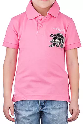 Ed Hardy Kids Girls Panther Polo - Pink  • £10.29