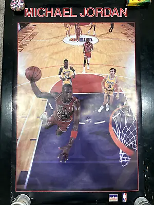 Michael Jordan - VINTAGE STARLINE POSTER 1988 22 X34  Chicago Bulls • $25.99