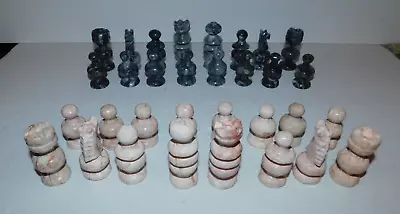 Neat Carved Marble/granite ? Chess Pieces • $4.95
