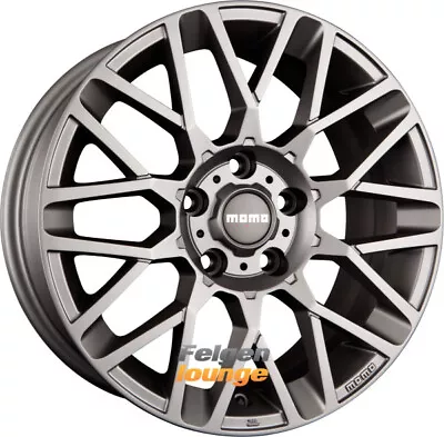 4x MOMO REVENGE Matte Anthracite 7x17 ET40 5x108 • $655.10