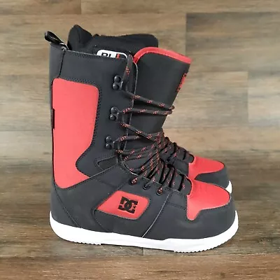 DC Mens Snowboard Boots Phase 2023 Red Black Size 8 Lace Up Snow Lined Adult • $98.96