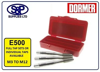 £18.41 • Buy Dormer Taps Individual Or Full Tap Sets Available M3 Upto M12 Dormer E500 Hss 