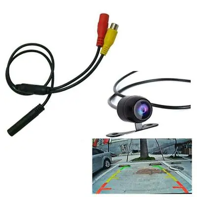 Car Backup Reverse Camera 4-Pin Male To CVBS RCA Female Power Adapter HOTUS • $1.93