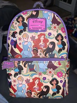 New With Tags Disney Groovy Princess Loungefly Mini Backpack Ariel Jasmine Tiana • $94.50