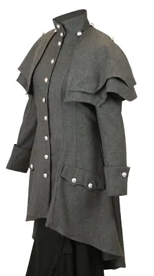 Our Madeline Inverness Coat In Gray Color • $190