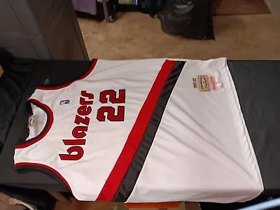 Mitchell Ness Clyde Drexler #22 Jersey SZ 56 Portland Trail Blazers 1991-1992 • $120