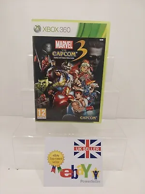 Marvel Vs Capcom 3 Fate Of Two Worlds Microsoft Xbox 360 Game With Manual Clean • £5.99