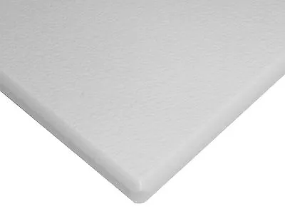 White Marine Board HDPE Polyethylene Plastic Sheet 1/4  X 12  X 12   Textured • $14.75