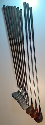 MACGREGOR RH Tommy Armour SILVER SCOT TOURNEY 3852 IRONS DRIVERS LAMINATED WW-II • $449.99