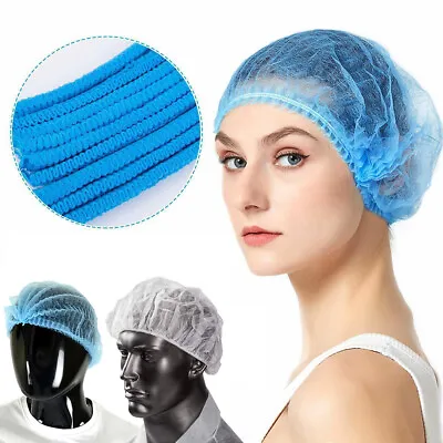 Hair Net Disposable Hair Nets Hairnet Mob Caps Catering Cap Head Cover Nets Food • £27.99