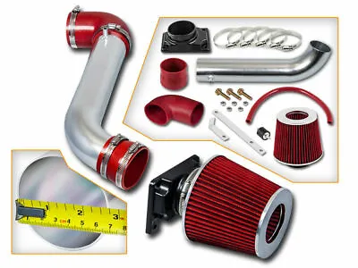 Short Ram Air Intake Kit + RED Filter For 00-05 Eclipse 2.4L L4 /3.0L V6 • $44.99