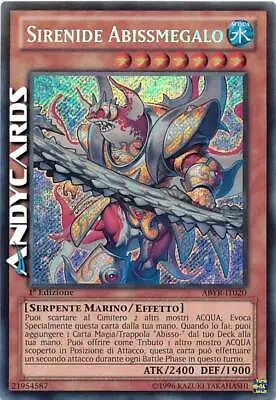 SIRENID ABYSMEGALUS • (Mermail Abyssmegalus) • Secret • ABYR IT020 • YUGIOH! • $42.52