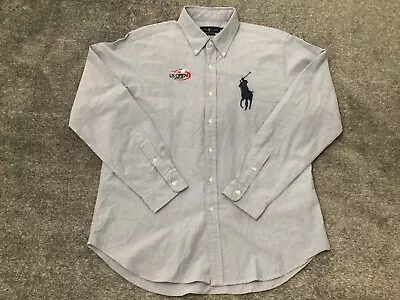 Polo Ralph Lauren Mens US Open 2014 Tennis Long Sleeve Classic Fit Shirt Size XL • $49.99