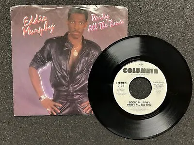 45 Rpm Vintage 7” Vinyl Single Hit Record Eddie Murphy Party All The Time DEMO • $12.99