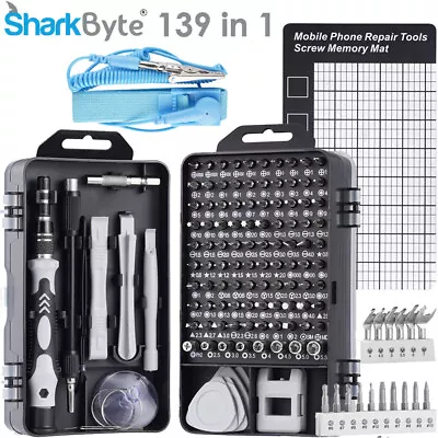 139 In 1 Magnetic Precision Screwdriver Set Tab Computer IPhone Repair Tool Kit • £14.95