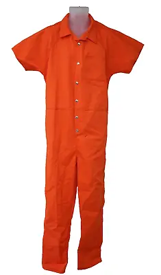 Brand New Original Bob Barker Prison Inmate Orange Jumpsuit Size Large • $120