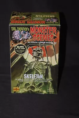 RARE DENCOMM Dr. Deadly's Monster Scenes Skeleton - Open Box Glow In The Dark • $69.99