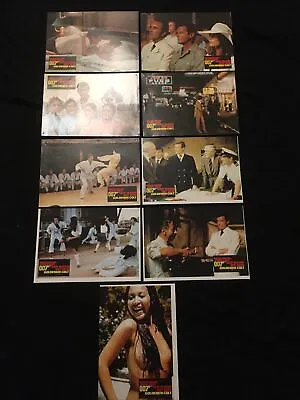 James Bond Original The Man With Golden Gun German 1974 Lobby Cards (rare) • £34.99