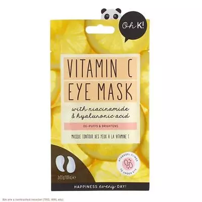 Oh K! Vitamin C Hydrogel Eye Mask - 0.05 Fl Oz *BRAND NEW & SEALED* • $7.49