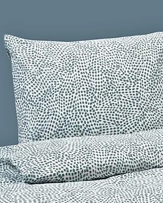IKEA TRÄDKRASSULA Duvet Cover And Pillowcase White/blue 150X200 C SINGLE • £15.99