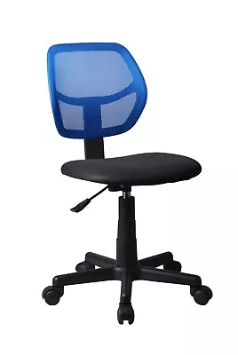 Computer PC Desk Office Chair Swivel Armless Height Adjustable With Wheels • £27.95