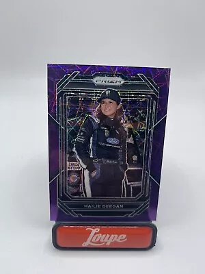 Hailie Deegan 2023 Panini Prizm Purple Velocity Prizm 180/199 #9 Monster Energy • $9.99