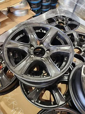 15   Aluminum Trailer Wheel 5-lug On 4.5 Inches  -  Black • $88.95