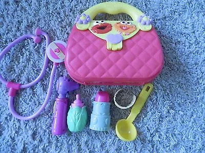 Sesame Street Elmo & Zoe Doctor/ Nurse/ Purse Pouch Makeup Bag 7 PIECE • $18.99