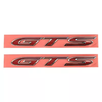 Genuine HSV Side Badge GTS Red With Chrome Rim For VE E1 E2 E3 GTS Pair • $339