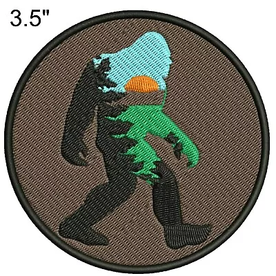 BIGFOOT Patch Embroidered Iron On Applique Sasquatch Yeti Myth Legend Folklore • $5.87