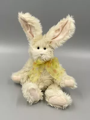 Cost World Market 13” Bunny Rabbit With Big Ears Yellow Ribbon Bow W/ Polka Dots • $12