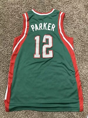 Men's Adidas Jabari Parker #12 Milwaukee Bucks Adult Large Used Green Jersey • $15