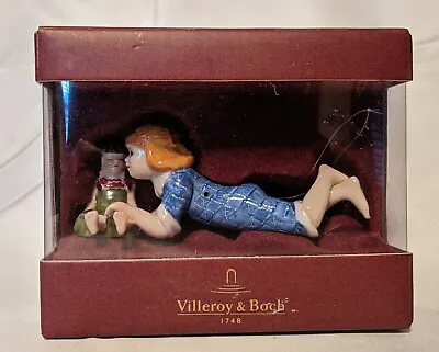 Villeroy & Boch Christmas Joy Figurine Ornament Girl And Doll New In Box • $30