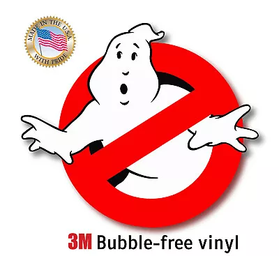 Ghostbusters Logo Decal 3m Sticker Made In Usa Window Car Bike Laptop Window • $1.99