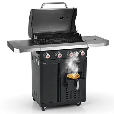 £699.99 • Buy Gas BBQ Air Fryer 4 Burner 3.5L, Black And Stainless Steel