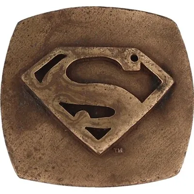 Superman Hero Super Superhero S Crest Dc Tv Movie Comic Book 70s Vtg Belt Buckle • £47.59