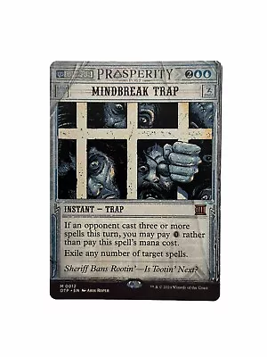 MTG Mindbreak Trap Outlaws Breaking News OTP 0012 Regular Mythic NM • $32