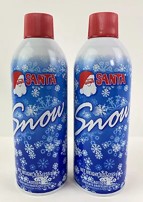 $19.99 • Buy 2 Pack 9oz Santa Snow Spray Can Chase Christmas