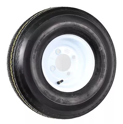 Trailer Tire Rim 5.70-8 570-8 4H White Wheel Steel 6 Ply Load Range C In. • $57.97