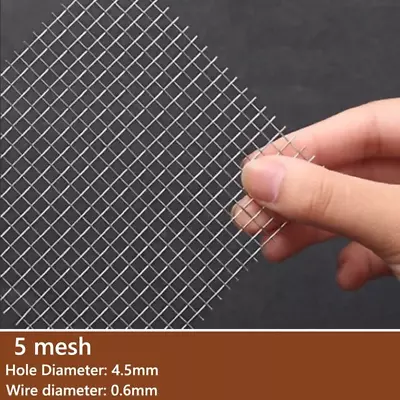 304 Stainless Steel Filter Screen 4-500 Mesh Filtration Wire Screening Sheet NEW • $11.45