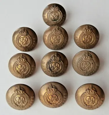 $12.47 • Buy Matching Set Of 10 George V Royal Engineers Small 16.3mm Buttons