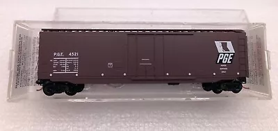 N Scale Micro-Trains Pacific Great Eastern 50’ Standard Box Car PGE #4521 • $12