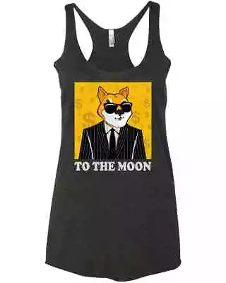 SHIB Army Crypto HODL Elon Shiba To The Moon DOGE Coin Killer 5 Racer Tank Top • $25.99