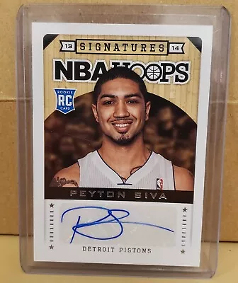 PEYTON SIVA 2013-14 Hoops Signature AUTOGRAPHS PISTONS AUTO RC #176 • $0.99