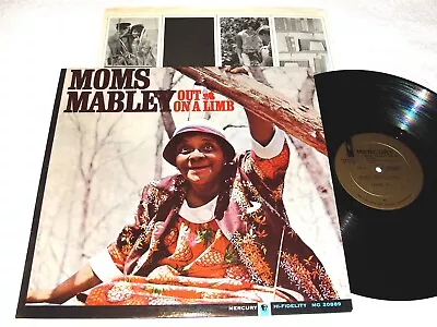 Moms Mabley  Out On A Limb  1964 Comedy LP Nice EX! Mono Mercury Promo Labels • $9.95