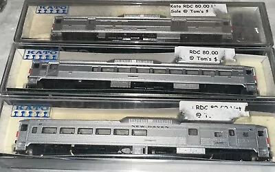 Kato N Scale New Haven RDC-2 RDC-3 & RDC-4 Diesel Set Lot! Rail Diesel Car Japan • $249.99