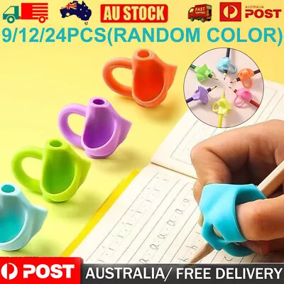 24PCS Set Children Pencil Holder Pen Writing Aid Grip Posture Tools Correction • $2.68