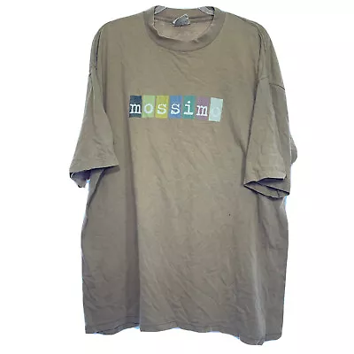 Mossimo Center Logo Vintage Shirt 2XL Green 90s Sportswear Graphic Tee Skater • $35.75