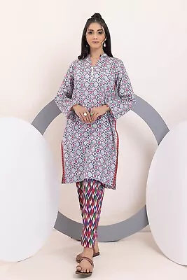 Lakhany 02 Piece Ready To Wear Printed Shirt & Trouser - LSM-3032 • £21.99